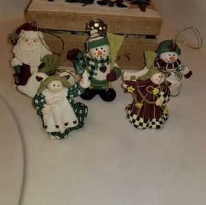 Set 5 Christmas Ornaments